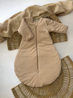 Gigoteuse turbulette, couleur marron beige