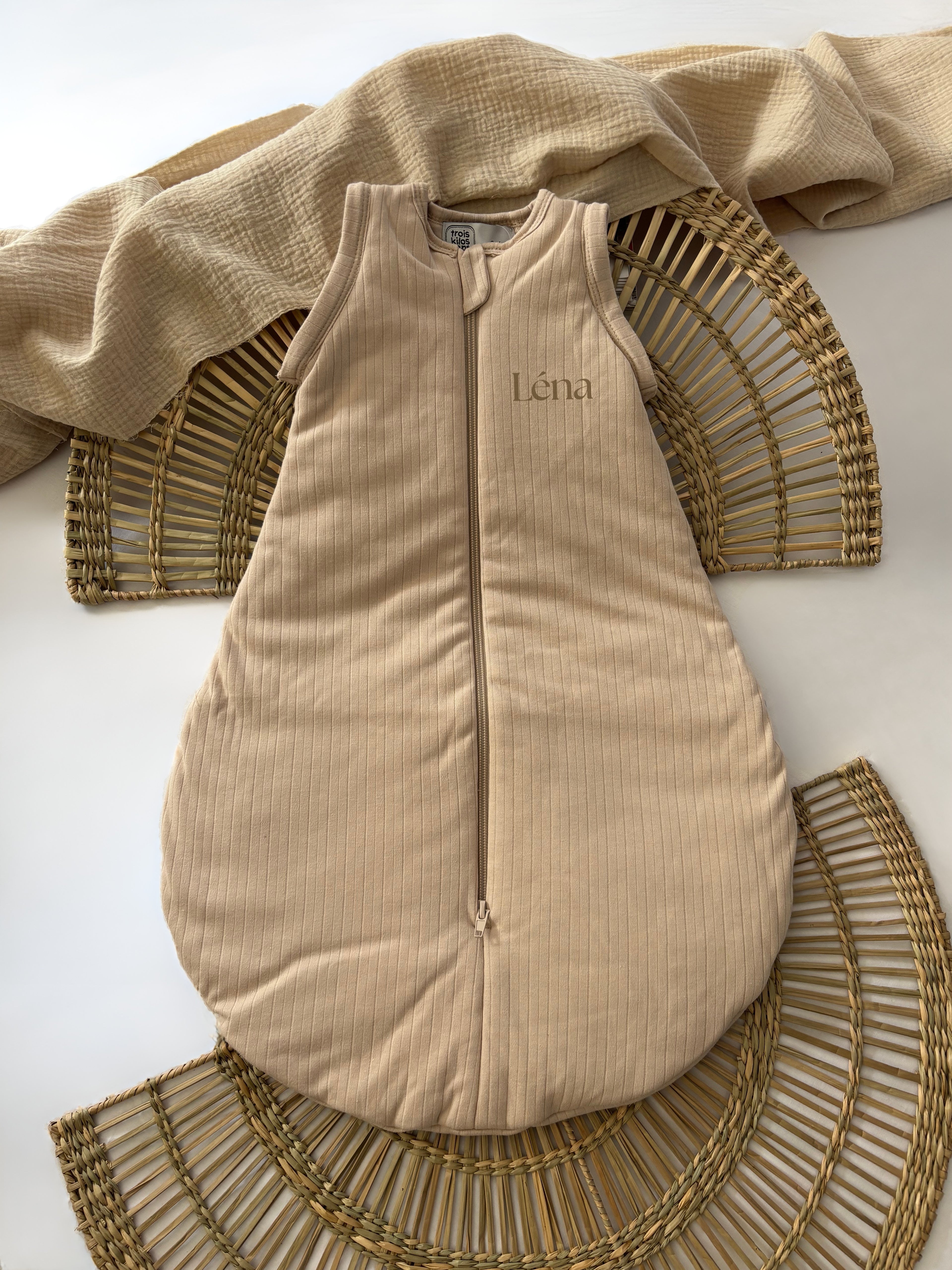 Gigoteuse personnalisée, manches amovibles 