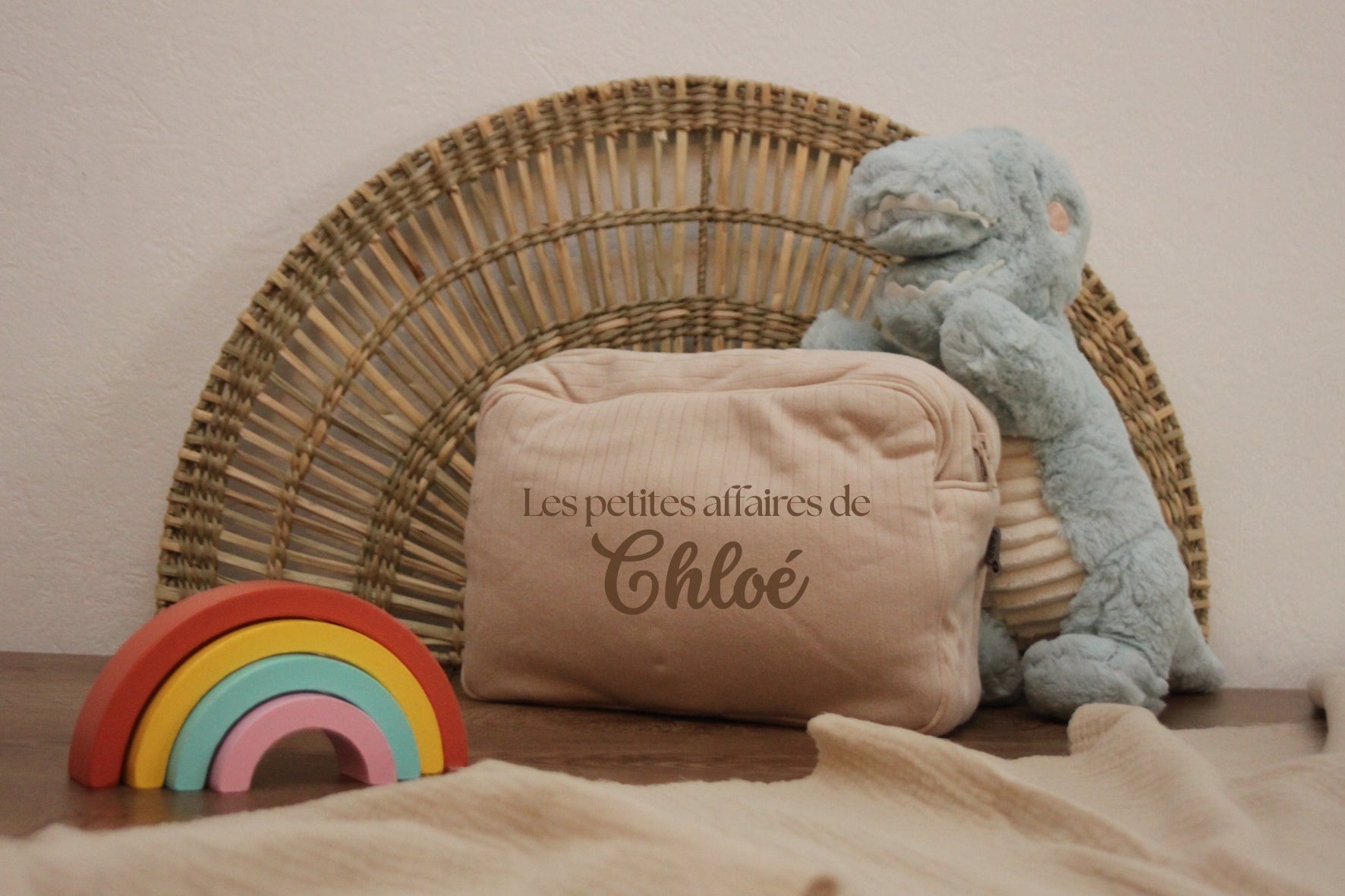 Trousse de toilette personnalisée, trousse de toilette de voyage, pour les produits de bébé